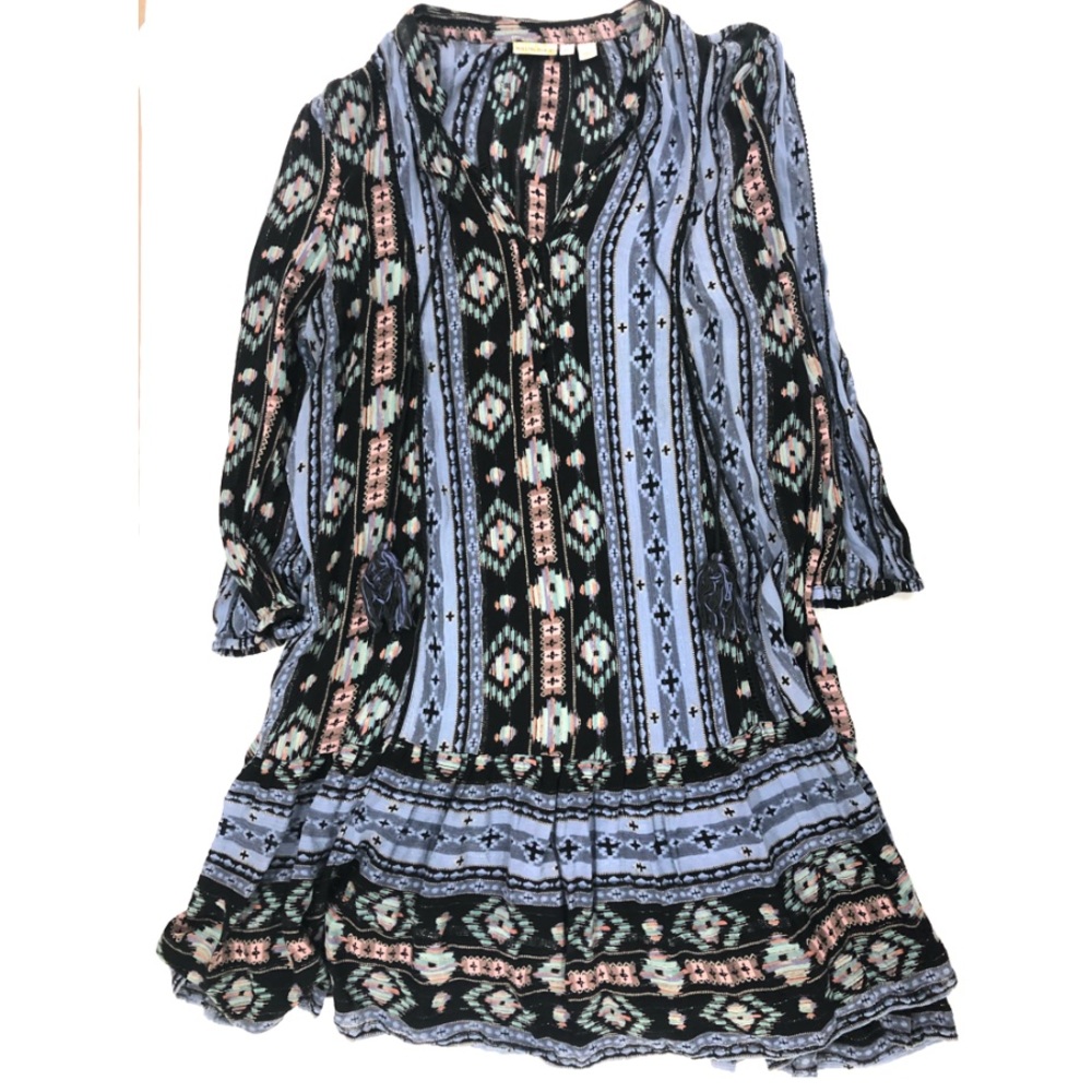 Anthropologie Holding Horses Peasant Dress Size XL